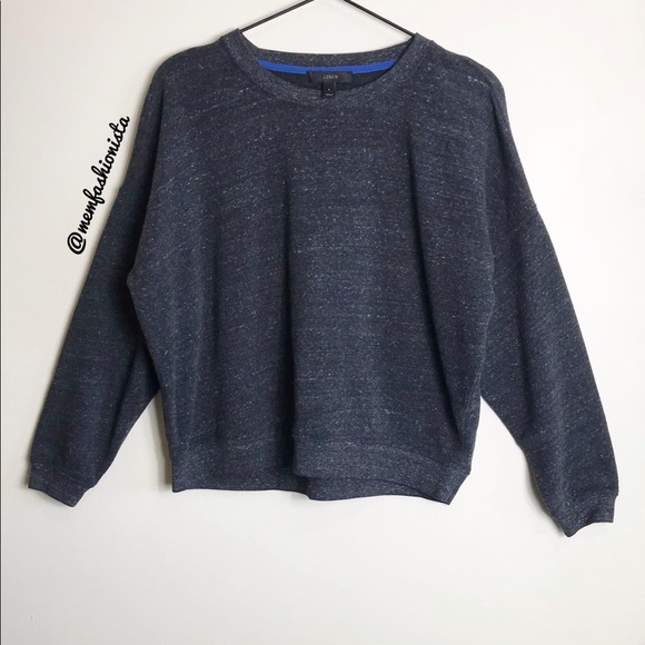 J. Crew Tops - J. CREW- Charcoal Grey Sweatshirt